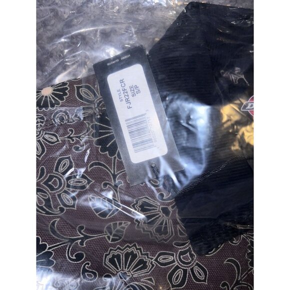 NWT DICKIES Ellis Floral Print Duck Brown Canvas Cropped Jacket Sz Small - Picture 8 of 9